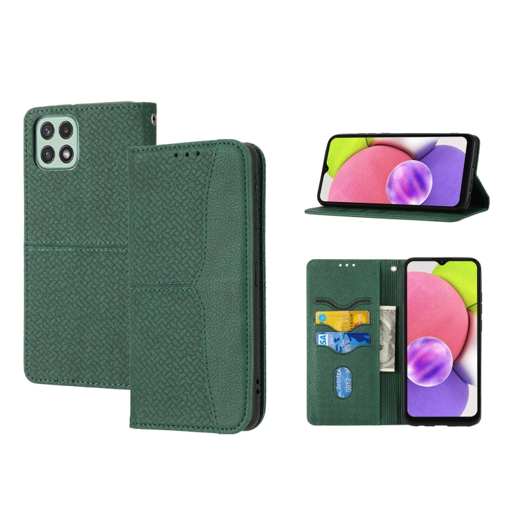 Woven Texture Stitching Magnetic Horizontal Flip PU Leather Phone Case, For Samsung Galaxy A03 International Version, For Xiaomi Redmi Note 11, For Samsung Galaxy A03 EU Version, For Xiaomi Redmi Note 11 Pro