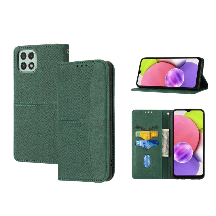 Woven Texture Stitching Magnetic Horizontal Flip PU Leather Phone Case, For Samsung Galaxy A03 International Version, For Xiaomi Redmi Note 11, For Samsung Galaxy A03 EU Version, For Xiaomi Redmi Note 11 Pro