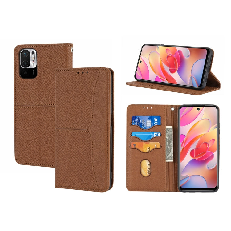 Woven Texture Stitching Magnetic Horizontal Flip PU Leather Phone Case, For Samsung Galaxy A03 International Version, For Xiaomi Redmi Note 11, For Samsung Galaxy A03 EU Version, For Xiaomi Redmi Note 11 Pro