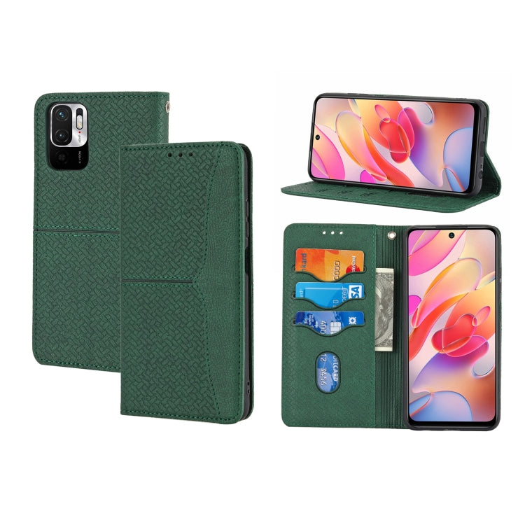 Woven Texture Stitching Magnetic Horizontal Flip PU Leather Phone Case, For Samsung Galaxy A03 International Version, For Xiaomi Redmi Note 11, For Samsung Galaxy A03 EU Version, For Xiaomi Redmi Note 11 Pro
