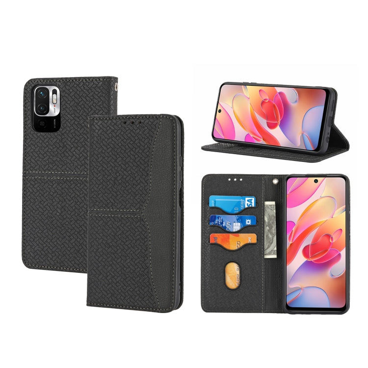 Woven Texture Stitching Magnetic Horizontal Flip PU Leather Phone Case, For Samsung Galaxy A03 International Version, For Xiaomi Redmi Note 11, For Samsung Galaxy A03 EU Version, For Xiaomi Redmi Note 11 Pro
