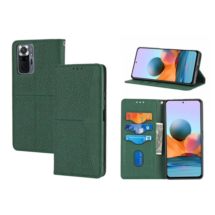Woven Texture Stitching Magnetic Horizontal Flip PU Leather Phone Case, For Samsung Galaxy A03 International Version, For Xiaomi Redmi Note 11, For Samsung Galaxy A03 EU Version, For Xiaomi Redmi Note 11 Pro