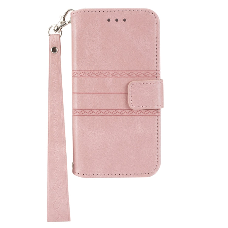 Embossed Striped Magnetic Buckle Horizontal Flip Phone Leather Case, For Samsung Galaxy A03 International Version, For Xiaomi Redmi Note 11, For Samsung Galaxy A03 EU Version, For Xiaomi Redmi Note 11 Pro, For Samaung Galaxy S22 Ultra 5G