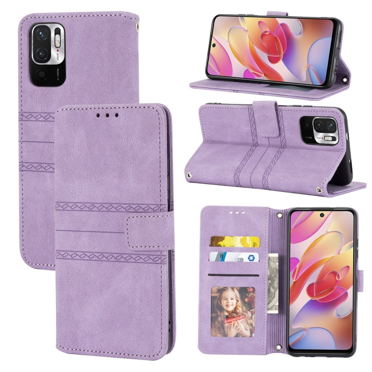 Embossed Striped Magnetic Buckle Horizontal Flip Phone Leather Case, For Samsung Galaxy A03 International Version, For Xiaomi Redmi Note 11, For Samsung Galaxy A03 EU Version, For Xiaomi Redmi Note 11 Pro, For Samaung Galaxy S22 Ultra 5G