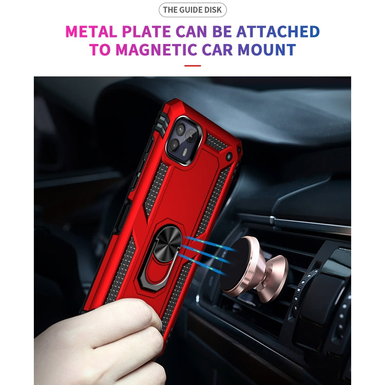Shockproof TPU + PC Protective Phone Case with 360 Degree Rotating Holder, For Motorola Moto G50 5G
