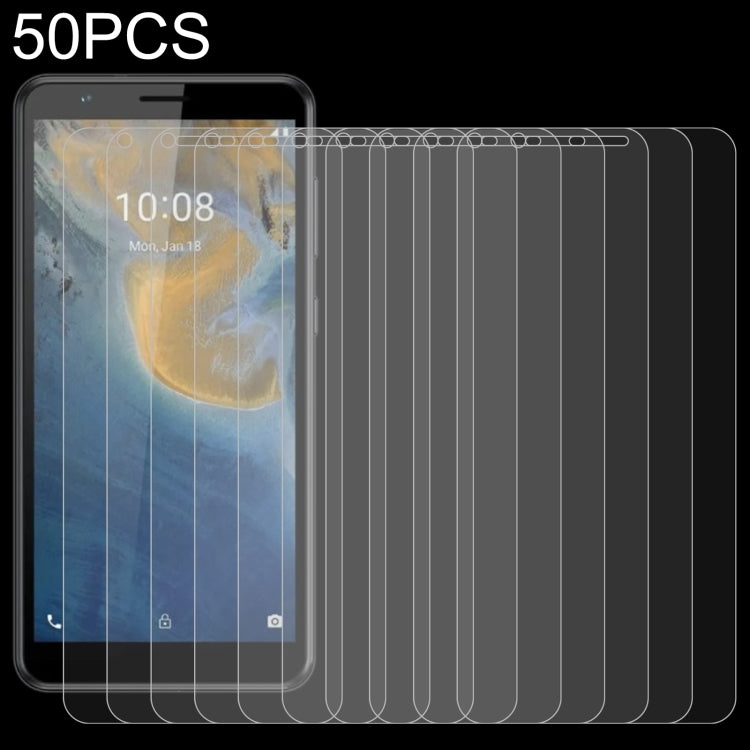 50 PCS 0.26mm 9H 2.5D Tempered Glass Film, For BLU G91 Pro (50 PCS), For ZTE nubia Z30 Pro (50 PCS), For NZONE S7 Pro+ 5G (50 PCS), For ZTE Axon 30 5G (50 PCS), For ZTE Axon 30 Pro 5G (50 PCS), For Tecno Camon 17P (50 PCS), For ZTE Blade 11 Prime (50 P...