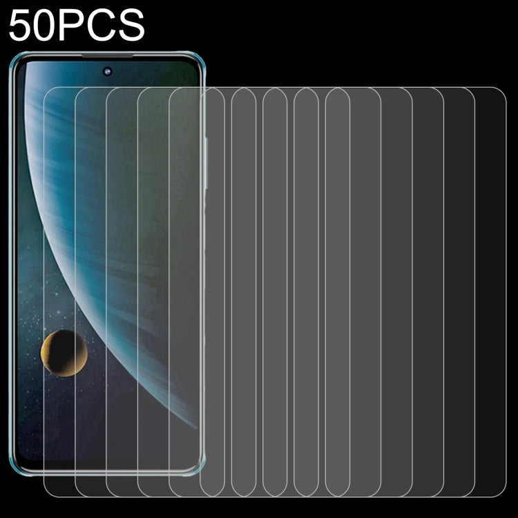 50 PCS 0.26mm 9H 2.5D Tempered Glass Film, For BLU G91 Pro (50 PCS), For ZTE nubia Z30 Pro (50 PCS), For NZONE S7 Pro+ 5G (50 PCS), For ZTE Axon 30 5G (50 PCS), For ZTE Axon 30 Pro 5G (50 PCS), For Tecno Camon 17P (50 PCS), For ZTE Blade 11 Prime (50 P...