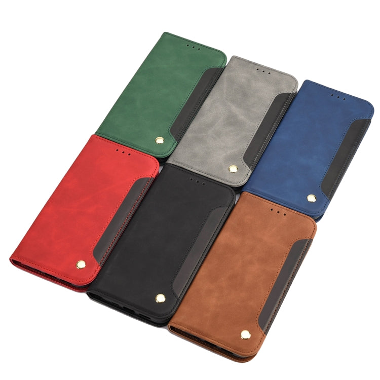 Skin Feel Splicing Leather Phone Case, For iPhone 13 Pro Max, For iPhone 13 Pro, For iPhone 13, For iPhone 13 mini, For iPhone 12 Pro Max, For iPhone 12 Pro, For iPhone 12, For iPhone 12 mini