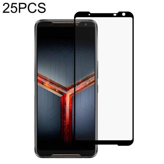 25 PCS Full Glue Full Cover Screen Protector Tempered Glass Film, For Lenovo K13 Pro (25 PCS), For Lenovo Legion Pro (25 PCS), For Asus ROG Phone II ZS660KL (25 PCS), For Asus Zenfone Go ZB500KL (25 PCS), For Asus Zenfone Max Plus M1 ZB570TL (25 PCS)  ...