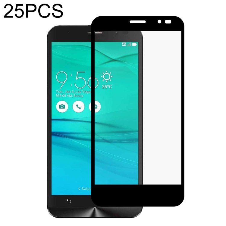 25 PCS Full Glue Full Cover Screen Protector Tempered Glass Film, For Lenovo K13 Pro (25 PCS), For Lenovo Legion Pro (25 PCS), For Asus ROG Phone II ZS660KL (25 PCS), For Asus Zenfone Go ZB500KL (25 PCS), For Asus Zenfone Max Plus M1 ZB570TL (25 PCS)  ...