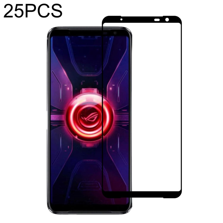 25 PCS Full Glue Full Cover Screen Protector Tempered Glass Film, For Lenovo K13 Pro (25 PCS), For Lenovo Legion Pro (25 PCS), For Asus ROG Phone II ZS660KL (25 PCS), For Asus Zenfone Go ZB500KL (25 PCS), For Asus Zenfone Max Plus M1 ZB570TL (25 PCS)  ...