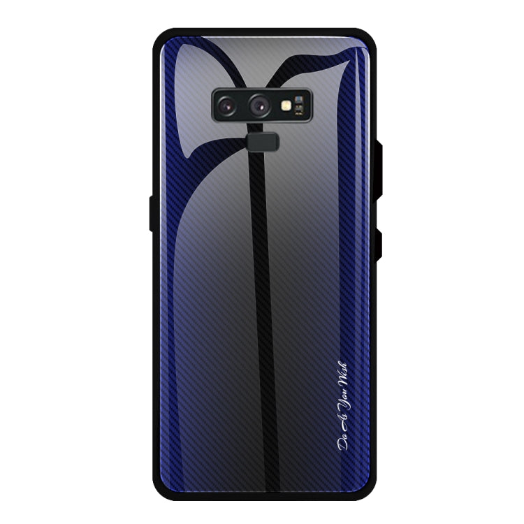 Texture Gradient Glass Protective Case, For Galaxy A50, For Galaxy A80 / A90, For Galaxy Note 9, For Galaxy Note 10 Pro, For Galaxy S10, For iPhone SE 2022 / SE 2020 / 8 / 7, For iPhone XS Max