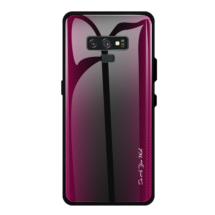 Texture Gradient Glass Protective Case, For Galaxy A50, For Galaxy A80 / A90, For Galaxy Note 9, For Galaxy Note 10 Pro, For Galaxy S10, For iPhone SE 2022 / SE 2020 / 8 / 7, For iPhone XS Max