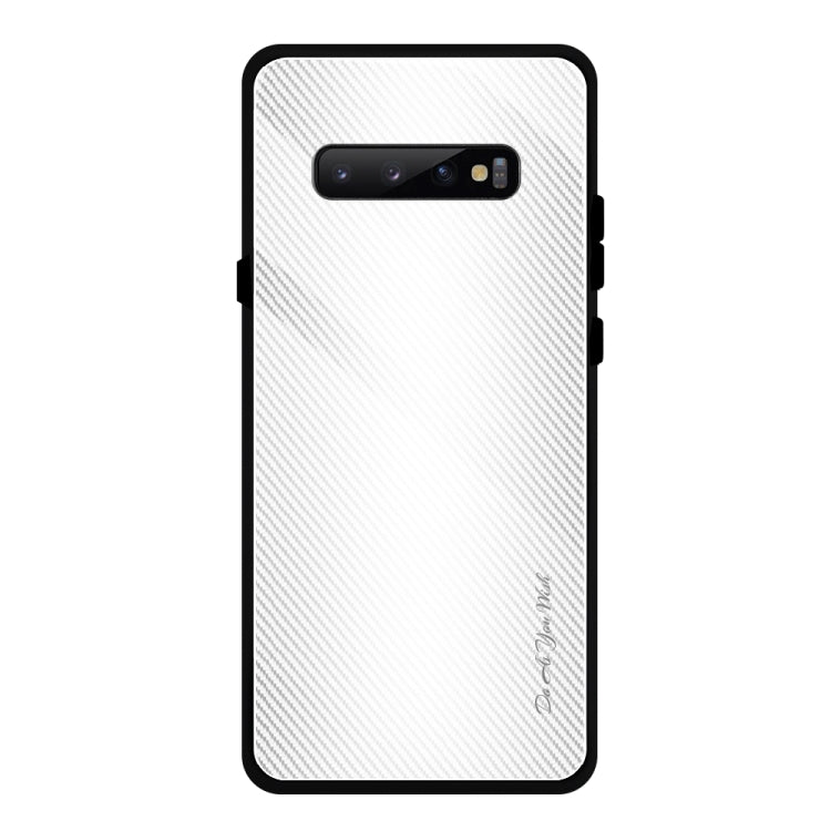 Texture Gradient Glass Protective Case, For Galaxy A20 / A30, For Galaxy A50, For Galaxy A80 / A90, For Galaxy Note 9, For Galaxy Note 10 Pro, For Galaxy S10, For iPhone SE 2022 / SE 2020 / 8 / 7, For iPhone XS Max