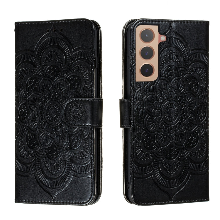 Sun Mandala Embossing Pattern Phone Leather Case with Holder & Card Slots & Wallet & Lanyard, For Samsung Galaxy S22 5G, For Samsung Galaxy S22 Ultra 5G, For Samsung Galaxy S22+ 5G, For Xiaomi Redmi Note 11, For Xiaomi Redmi Note 11 Pro