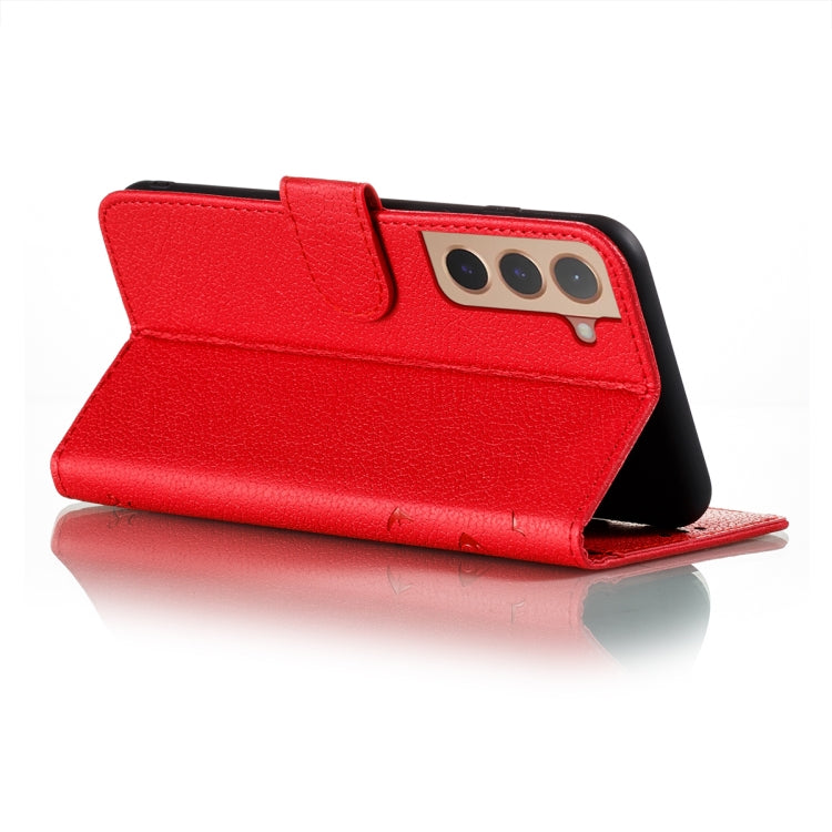 Feather Pattern Litchi Texture Leather Phone Case with Holder & Card Slots & Wallet, For Samsung Galaxy S22 5G, For Samsung Galaxy S22 Ultra 5G, For Samsung Galaxy S22+ 5G, For Xiaomi Redmi Note 11, For Xiaomi Redmi Note 11 Pro