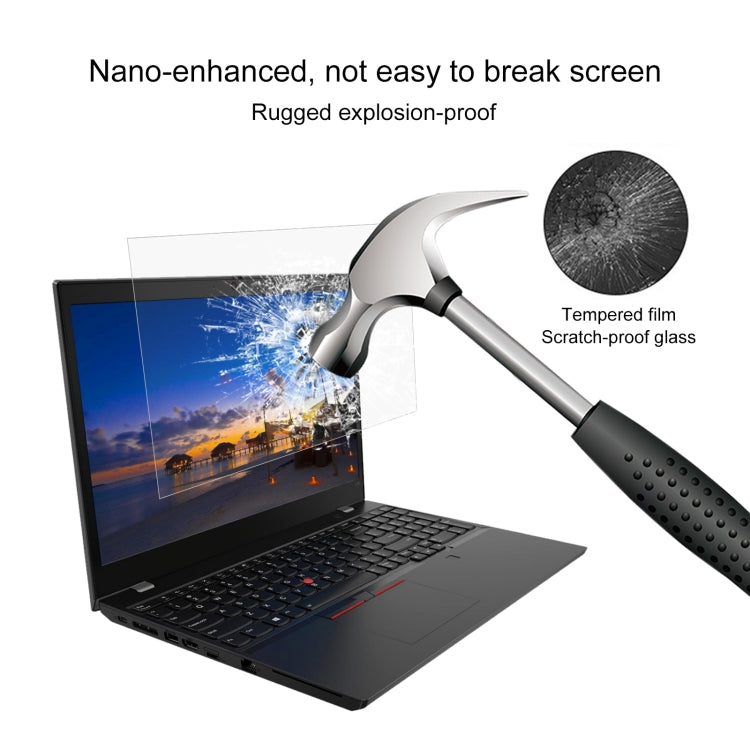 Laptop Screen HD Tempered Glass Protective Film, For ThinkPad E15 15.6 inch, For ThinkPad E590 15.6 inch, For ThinkPad E595 15.6 inch, For ThinkPad L15 15.6 inch, For ThinkPad L590 15.6 inch, For ThinkPad P15s 15.6 inch, For ThinkPad P15v 15.6 inch    ...