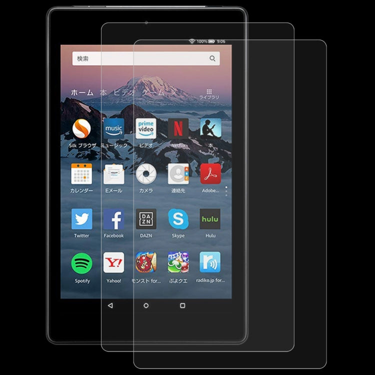 2 PCS 9H 2.5D Explosion-proof Tempered Tablet Glass Film, For Amazon Kindle Fire HD 8 2020  / 2022(2 PCS), For Xiaomi Mi Pad 3 (2 PCS), For Amazon Kindle Fire HD 10 2019 (2 PCS), For Amazon Kindle Fire 7 2019 (2 PCS), For Xiaomi Mi Pad 4 (2 PCS)       ...