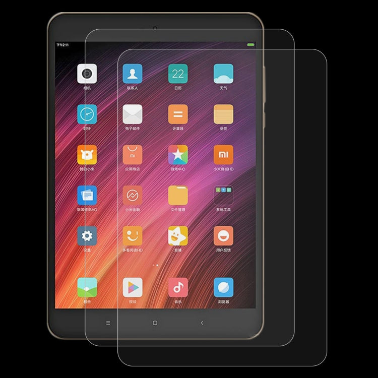 2 PCS 9H 2.5D Explosion-proof Tempered Tablet Glass Film, For Amazon Kindle Fire HD 8 2020  / 2022(2 PCS), For Xiaomi Mi Pad 3 (2 PCS), For Amazon Kindle Fire HD 10 2019 (2 PCS), For Amazon Kindle Fire 7 2019 (2 PCS), For Xiaomi Mi Pad 4 (2 PCS)       ...