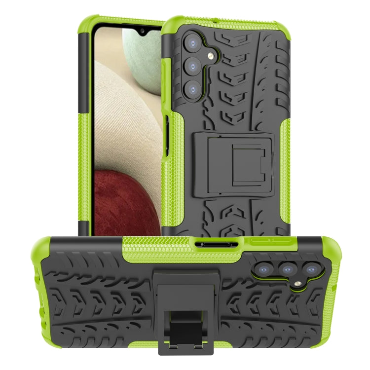 Tire Texture Shockproof TPU+PC Phone Case with Holder, For Samsung Galaxy A13 5G, For Samsung Galaxy S22 5G, For Samsung Galaxy S22+ 5G