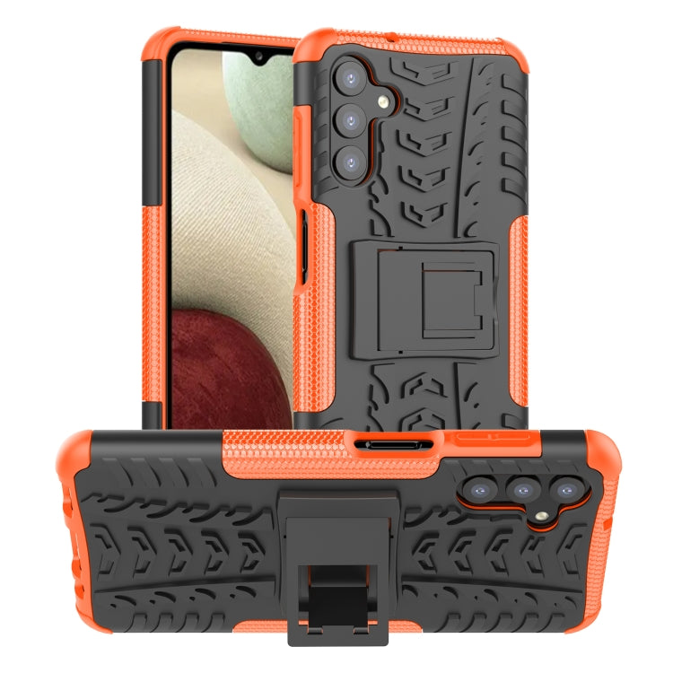 Tire Texture Shockproof TPU+PC Phone Case with Holder, For Samsung Galaxy A13 5G, For Samsung Galaxy S22 5G, For Samsung Galaxy S22+ 5G