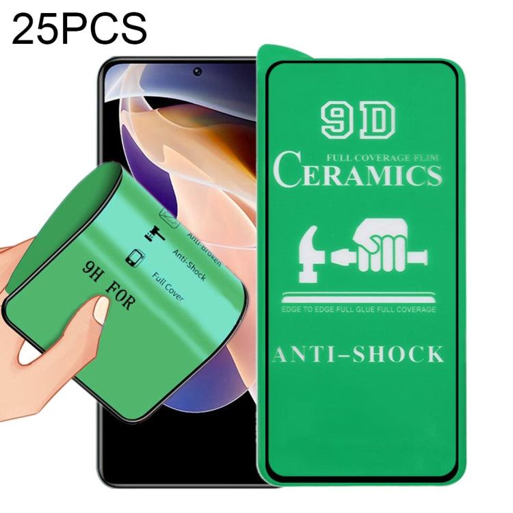 25 PCS 9D Full Screen Glue Ceramic Film, For Xiaomi Redmi Note 11T 5G (25 PCS), For Samsung Galaxy S21 5G (25pcs), For Xiaomi Redmi Note 11 4G International Version 6.43 inch (25 PCS), For Samsung Galaxy S21+ 5G (25pcs)                                 ...