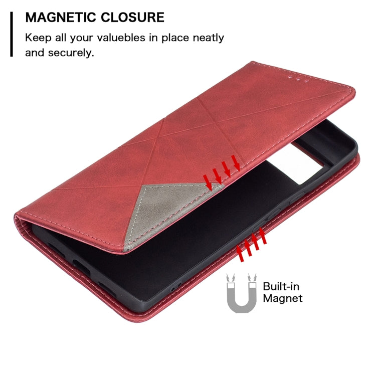 Prismatic Invisible Magnetic Horizontal Flip Phone Leather Case with Holder & Card Slots & Photo Frame, For Google Pixel 6 Pro, For Google Pixel 6, For Xiaomi Redmi Note 11 5G, For Samsung Galaxy A13 5G, For Samsung Galaxy M52 5G                       ...