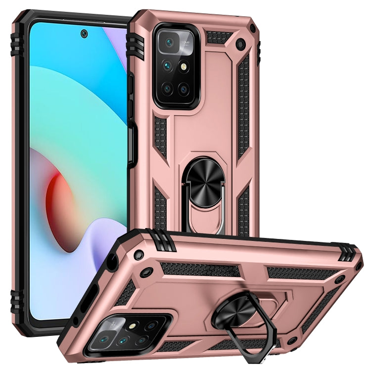 Shockproof TPU + PC Phone Case with 360 Degree Rotating Holder, For Motorola Moto G60s, For Xiaomi Redmi 10