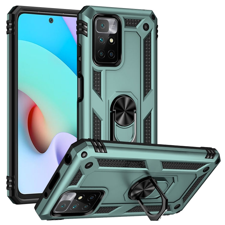 Shockproof TPU + PC Phone Case with 360 Degree Rotating Holder, For Motorola Moto G60s, For Xiaomi Redmi 10