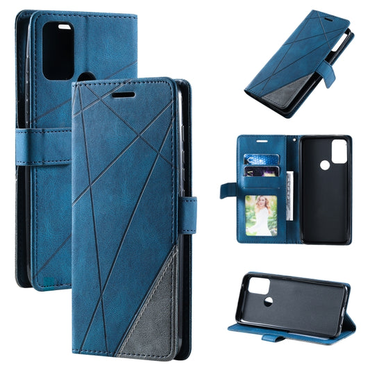 Skin Feel Splicing Horizontal Flip Leather Phone Case, For Motorola Moto G Stylus 2021