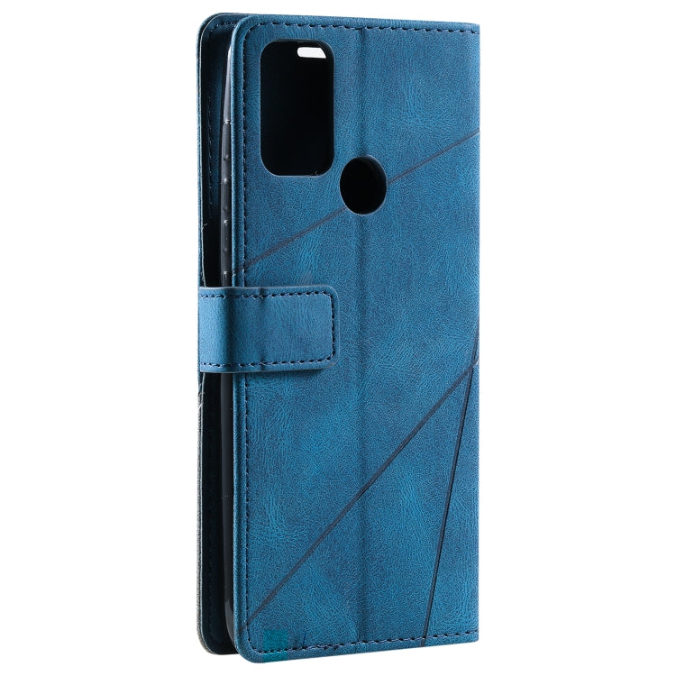 Skin Feel Splicing Horizontal Flip Leather Phone Case, For Motorola Moto G Stylus 2021