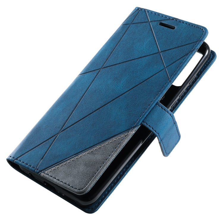 Skin Feel Splicing Horizontal Flip Leather Phone Case, For Motorola Moto G Stylus 2021