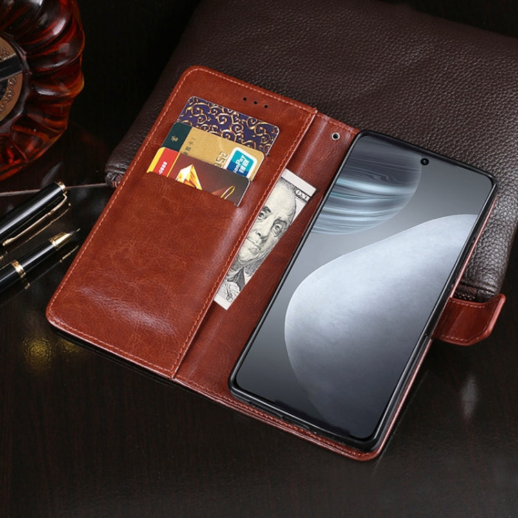 idewei Crazy Horse Texture Leather Case with Holder & Card Slots & Wallet, For Cubot X50, For Huawei nova 9, For Huawei nova 9 Pro, For Motorola Moto G50 5G, For OPPO Realme Narzo 50A, For vivo S10e