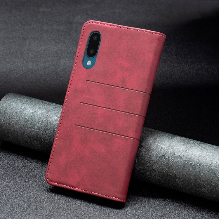 Magnetic Splicing Leather Phone Case, For Samsung Galaxy A02, For Samsung Galaxy A03s 164 Version, For Samsung Galaxy A03s 166 Version, For Samsung Galaxy A11, For Samsung Galaxy A13 5G, For Samsung Galaxy A21, For Samsung Galaxy A22 4G                ...