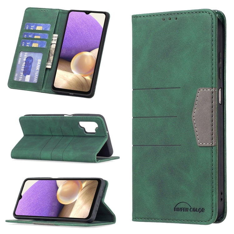 Magnetic Splicing Leather Phone Case, For Samsung Galaxy A02, For Samsung Galaxy A03s 164 Version, For Samsung Galaxy A03s 166 Version, For Samsung Galaxy A11, For Samsung Galaxy A13 5G, For Samsung Galaxy A21, For Samsung Galaxy A22 4G                ...