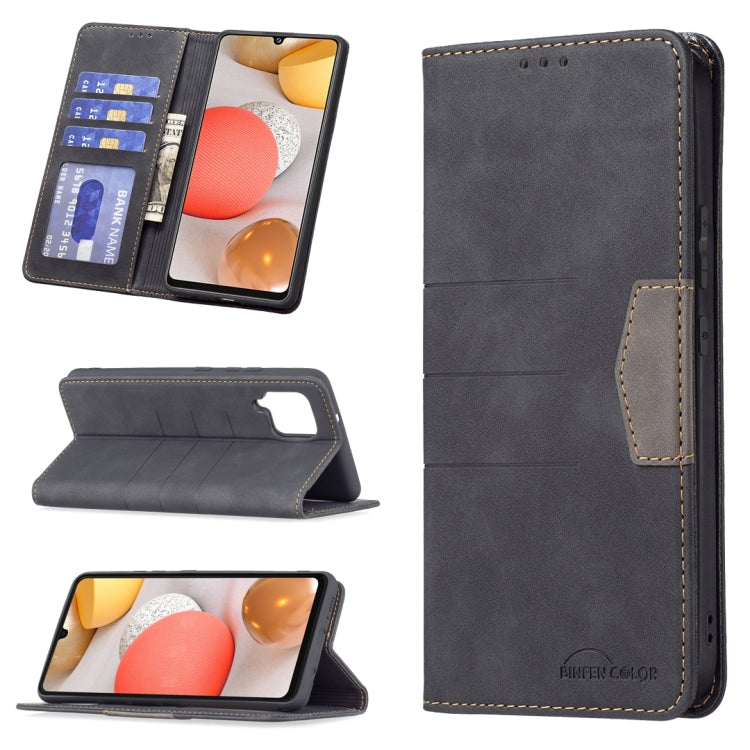 Magnetic Splicing Leather Phone Case, For Samsung Galaxy A42 5G, For Samsung Galaxy A51, For Samsung Galaxy A52, For Samsung Galaxy A71, For Samsung Galaxy A72, For Samsung Galaxy M32, For Samsung Galaxy M52 5G, For Samsung Galaxy S20 FE               ...