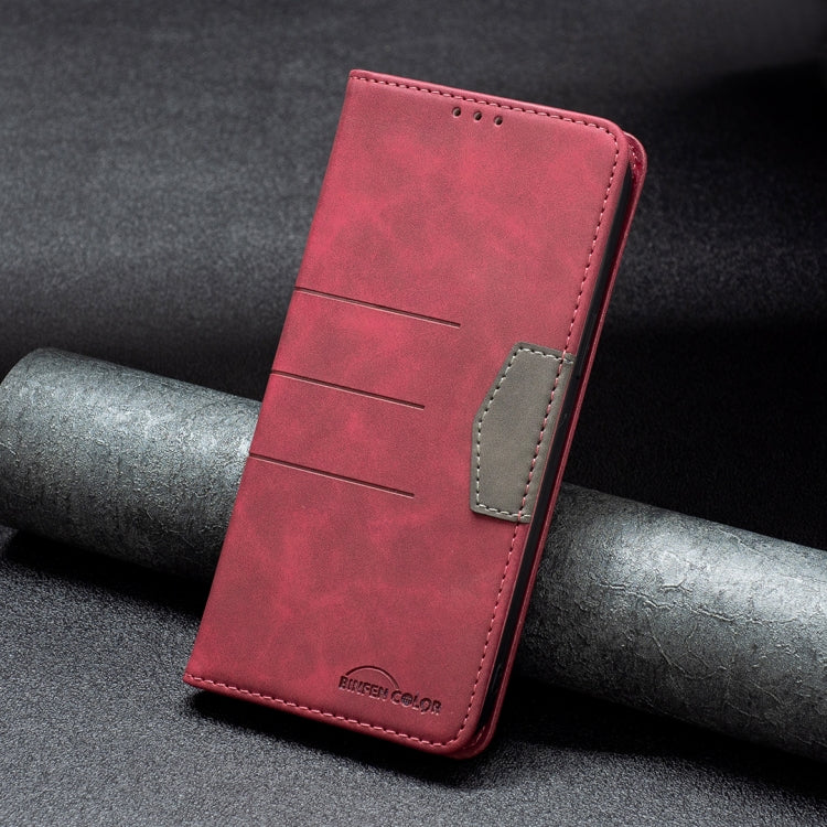 Magnetic Splicing Leather Phone Case, For Samsung Galaxy A51, For Samsung Galaxy A52, For Samsung Galaxy A71, For Samsung Galaxy A72, For Samsung Galaxy M32, For Samsung Galaxy M52 5G, For Samsung Galaxy S20 FE, For Samsung Galaxy S20+                 ...