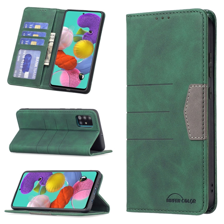 Magnetic Splicing Leather Phone Case, For Samsung Galaxy A51, For Samsung Galaxy A52, For Samsung Galaxy A71, For Samsung Galaxy A72, For Samsung Galaxy M32, For Samsung Galaxy M52 5G, For Samsung Galaxy S20 FE, For Samsung Galaxy S20+                 ...