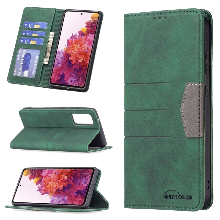 Magnetic Splicing Leather Phone Case, For Samsung Galaxy A42 5G, For Samsung Galaxy A51, For Samsung Galaxy A52, For Samsung Galaxy A71, For Samsung Galaxy A72, For Samsung Galaxy M32, For Samsung Galaxy M52 5G, For Samsung Galaxy S20 FE               ...