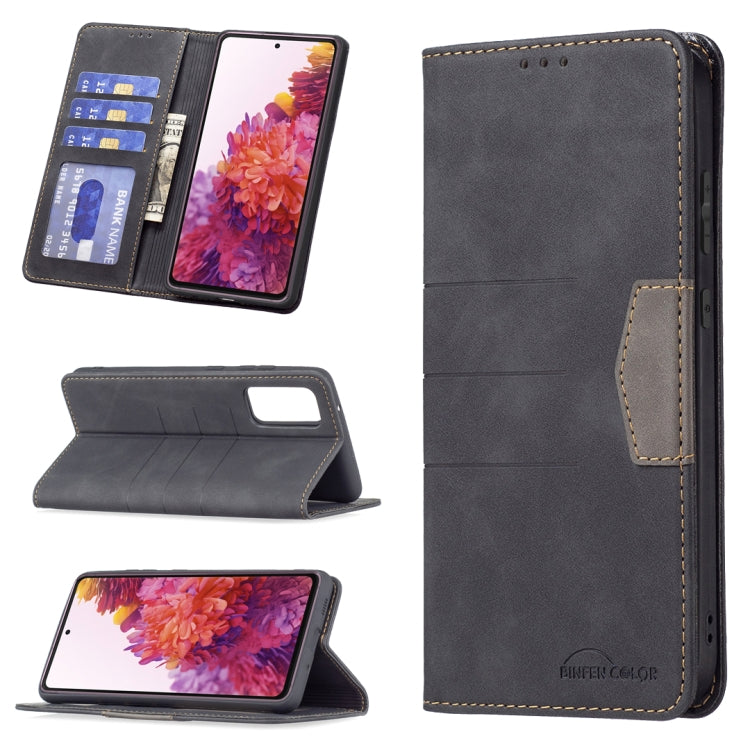 Magnetic Splicing Leather Phone Case, For Samsung Galaxy A42 5G, For Samsung Galaxy A51, For Samsung Galaxy A52, For Samsung Galaxy A71, For Samsung Galaxy A72, For Samsung Galaxy M32, For Samsung Galaxy M52 5G, For Samsung Galaxy S20 FE               ...