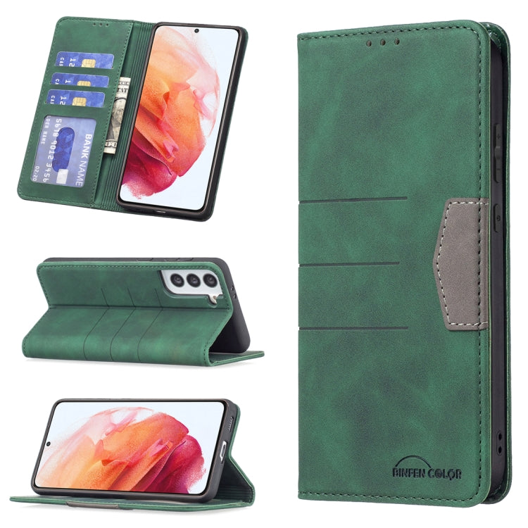 Magnetic Splicing Leather Phone Case, For Samsung Galaxy S21+ 5G, For Samsung Galaxy S21 Ultra 5G, For Samsung Galaxy S22+ 5G, For Samsung Galaxy S22 Ultra 5G, For Samsung Galaxy S22 5G, For Samsung Galaxy A31