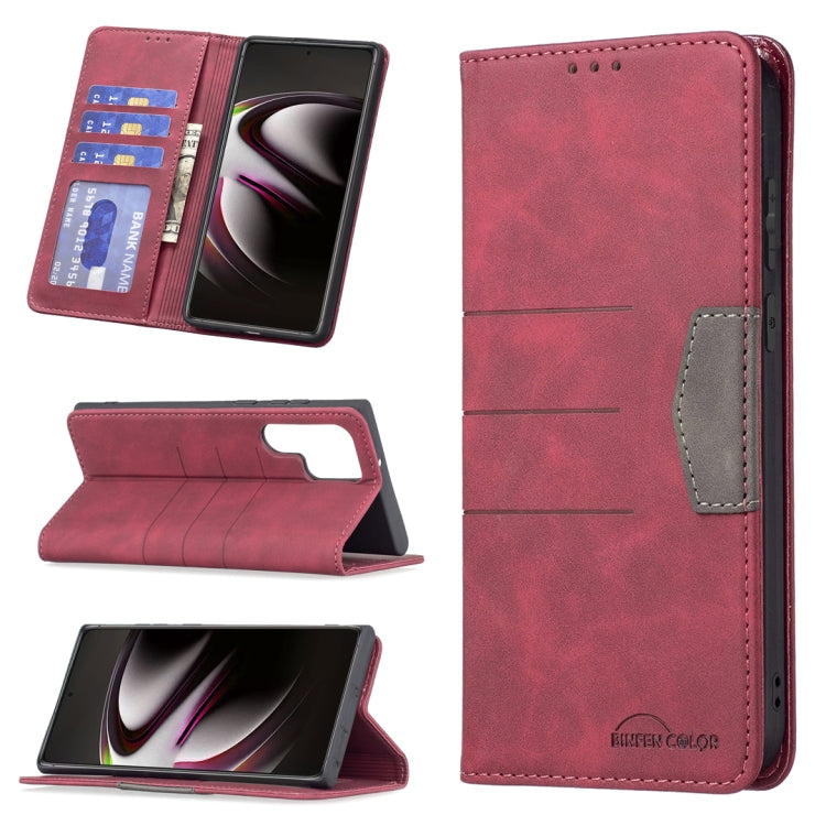 Magnetic Splicing Leather Phone Case, For Samsung Galaxy S21+ 5G, For Samsung Galaxy S21 Ultra 5G, For Samsung Galaxy S22+ 5G, For Samsung Galaxy S22 Ultra 5G, For Samsung Galaxy S22 5G, For Samsung Galaxy A31