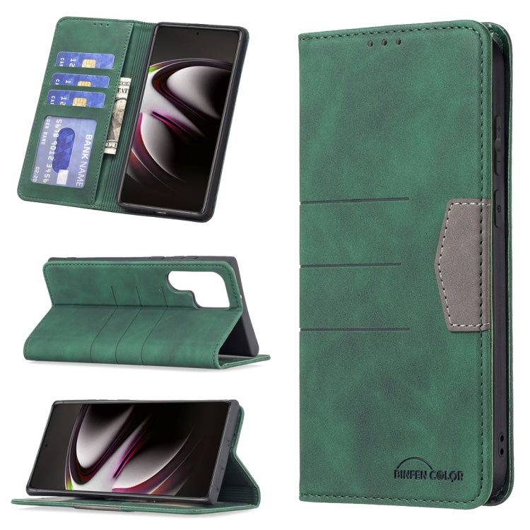Magnetic Splicing Leather Phone Case, For Samsung Galaxy S21+ 5G, For Samsung Galaxy S21 Ultra 5G, For Samsung Galaxy S22+ 5G, For Samsung Galaxy S22 Ultra 5G, For Samsung Galaxy S22 5G, For Samsung Galaxy A31