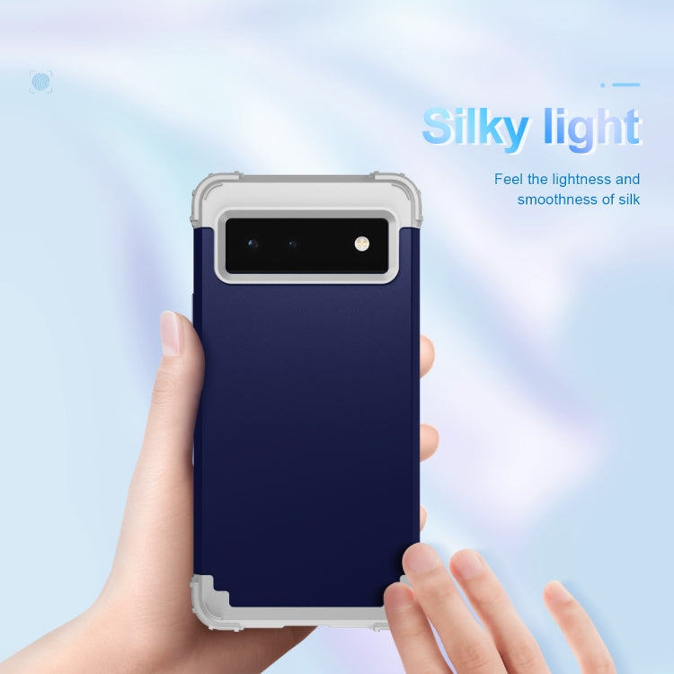 3 in 1 Shockproof PC + Silicone Protective Phone Case, For Motorola G Pure, For Google Pixel 6 Pro, For Google Pixel 6