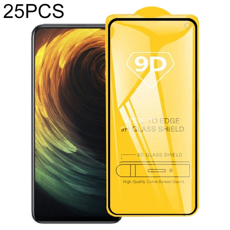 For Samsung Galaxy A53 5G 25pcs 9D Full Glue Screen Tempered Glass Film, For vivo Y20 2021 (25 PCS), For OPPO A53s 5G (25 PCS), For vivo iQOO Neo5 Lite (25 PCS), For OPPO K9s (25 PCS), For vivo S10e (25 PCS), For Huawei Enjoy 20e (25 PCS)              ...