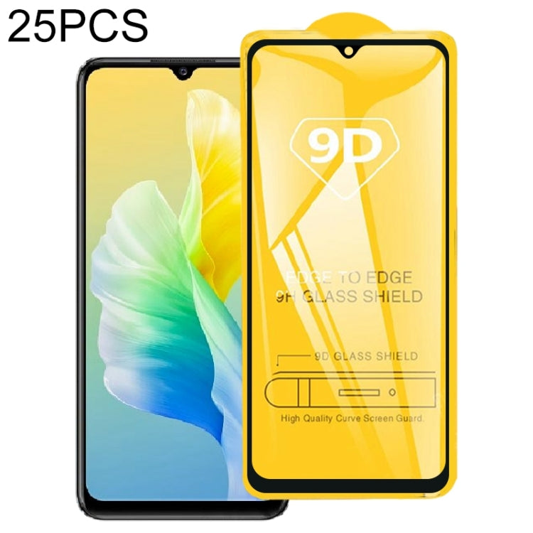For Samsung Galaxy A53 5G 25pcs 9D Full Glue Screen Tempered Glass Film, For vivo Y20 2021 (25 PCS), For OPPO A53s 5G (25 PCS), For vivo iQOO Neo5 Lite (25 PCS), For OPPO K9s (25 PCS), For vivo S10e (25 PCS), For Huawei Enjoy 20e (25 PCS)              ...