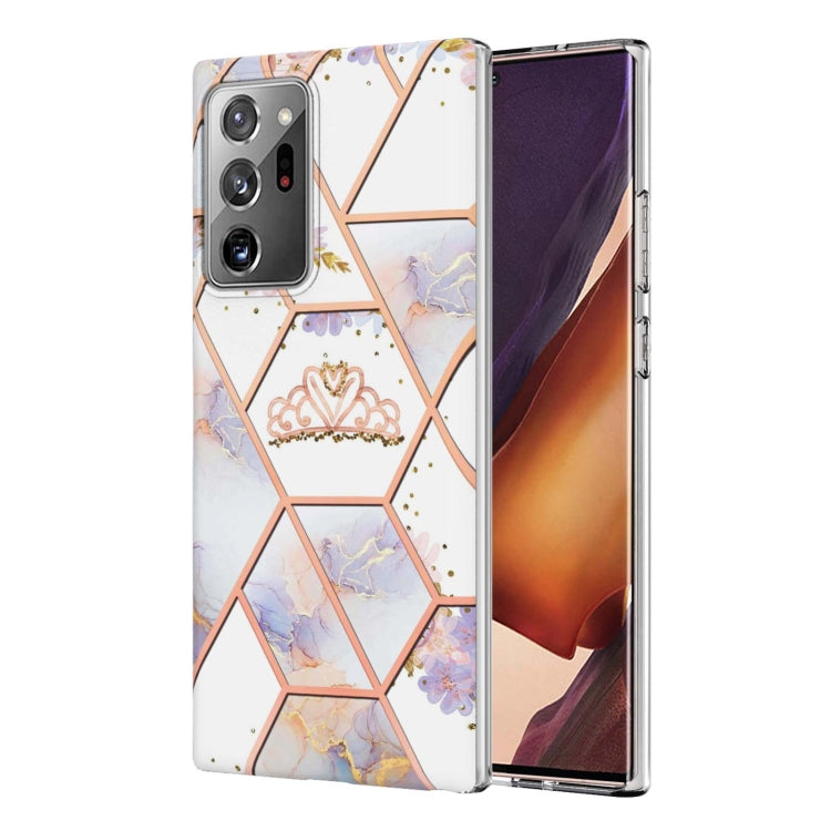 Electroplating Splicing Marble Flower TPU Phone Case, For Xiaomi Mi 11T / Mi 11T Pro, For Xiaomi Redmi 10, For Xiaomi Redmi Note 9 / 10X 4G, For Samsung Galaxy Note20, For Samsung Galaxy Note20 Ultra, For Samsung Galaxy A13 5G