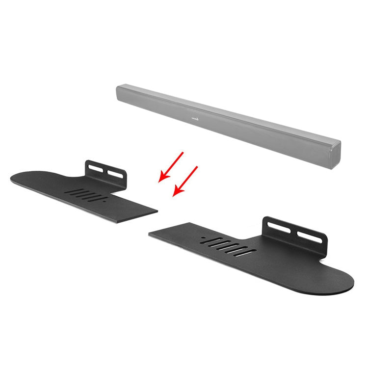 Split Sound Bar Wall-mount Bracket, For Philips CN-HTL2000 / 93 & HTL1500, For Amoi L2 / L3 / L5 / L7 / L8 / L9, For Harman/Kardon Citation Bar, For Ohayo H6 / H8, For Amoi U2 / U5 / U6 / U7, For Garinemax Speaker, For Sansui DV-91A / DV-92A           ...