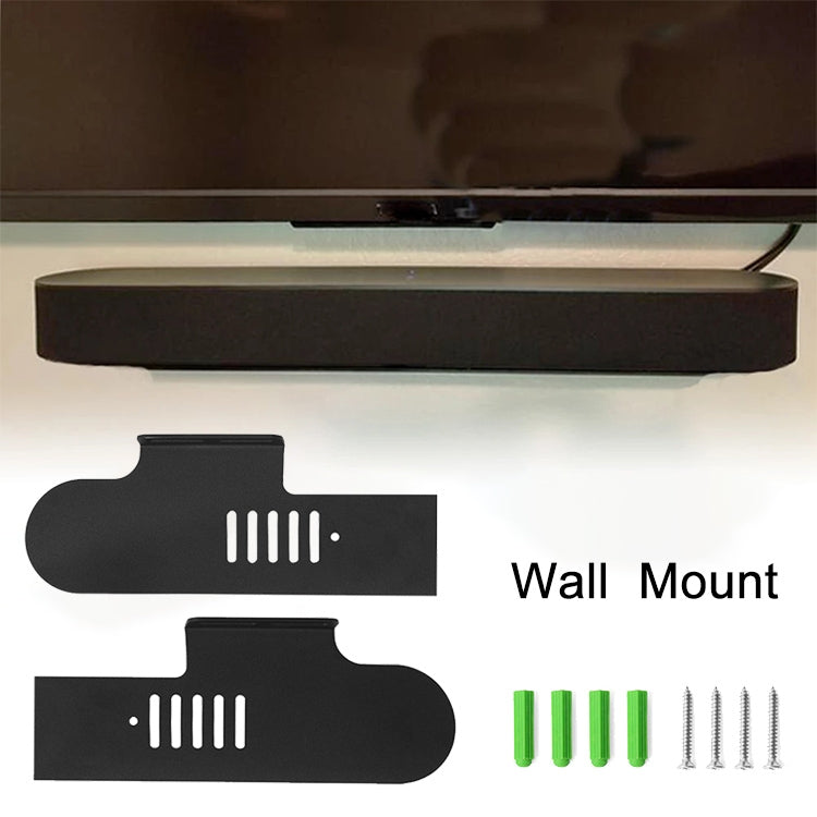 Split Sound Bar Wall-mount Bracket, For Xiaomi Redmi Speaker, For Harman/Kardon ENCHANT, For Sony HT-CT800 / HT-Z9F, For Yamaha YAS-107 / YAS-108 / YAS-109 / YAS-207 / YAS-408, For Xiaodu Soundbar, For JY AUDIO A9K, For Sony HT-MT300 / HT-S200F        ...