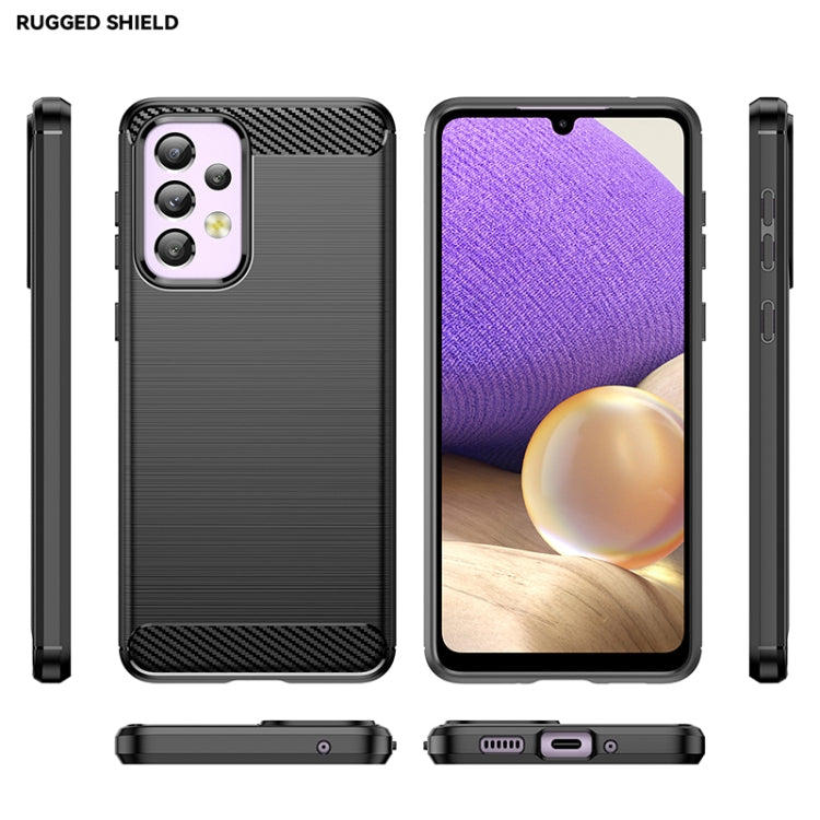 Brushed Texture Carbon Fiber TPU Phone Case, For Samsung Galaxy A33 5G, For Samsung Galaxy A53 5G